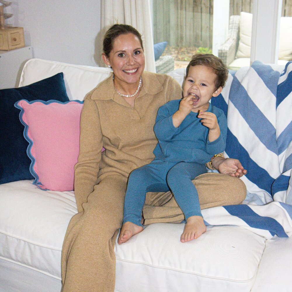 English Factory Tan Knit Polo Collared Sweater Wide Leg Pant Set in Women’s S